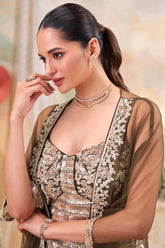 Indowestern Cape Set